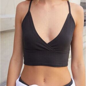 Black Amara Tank Top Brandy Melville Crop Top